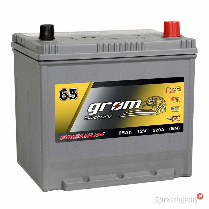 Akumulator GROM Premium 65Ah 520A EN Japan PRAWY dolnośląskie