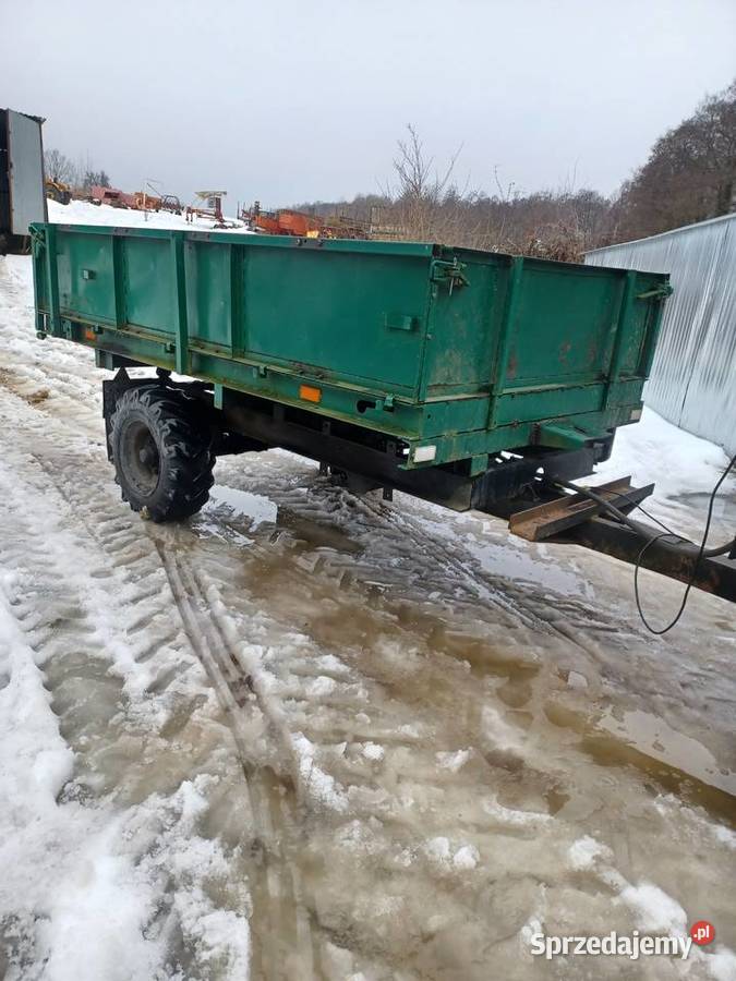 Przyczepa wywrotka jednoosiowa Młynary