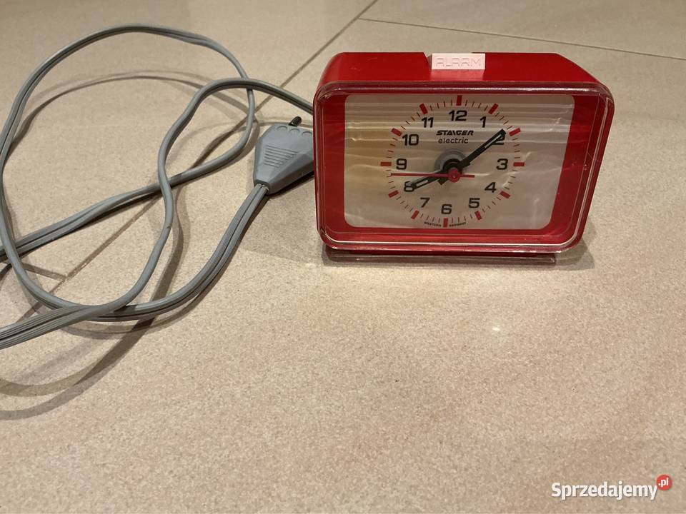 Zegarek Zegar z Budzikiem Staiger Electric Stary Nowa Sól