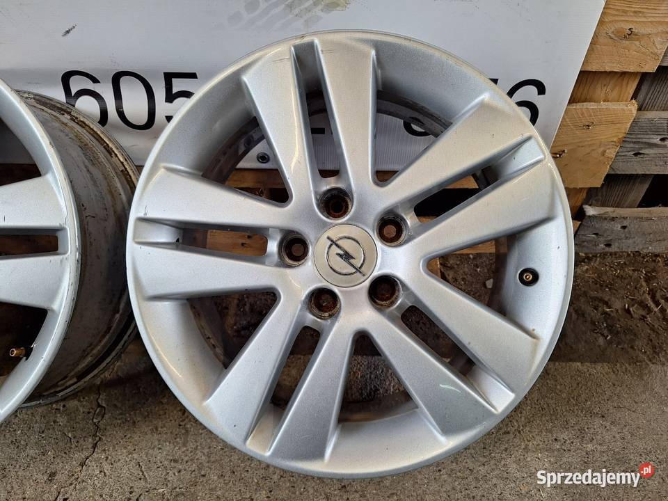 Alufelgi 5x110 16 ET37 Opel Astra Meriva Vectra aluminiowe Choceń