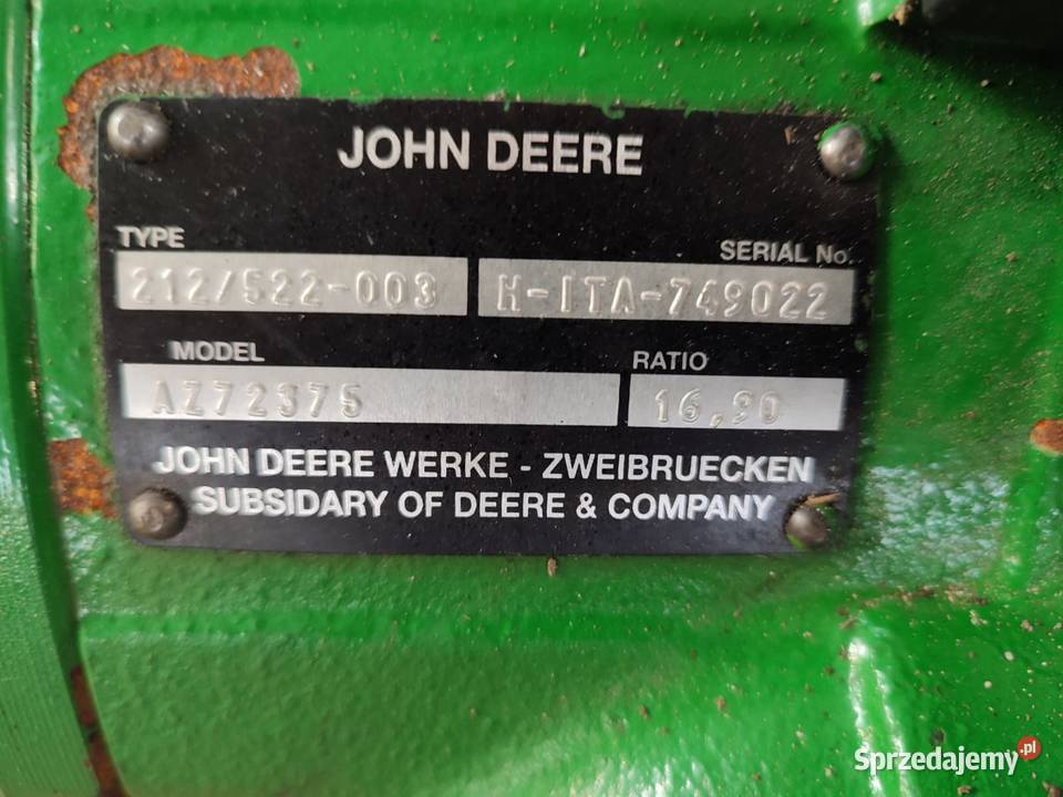 Most napędowy AZ72375 John Deere 3420 Tył Wilkowo
