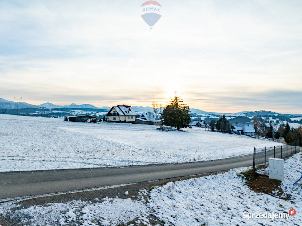 Widokowa działka budowlana w Czerwiennem 2 Ząb 32m Czerwienne sprzedam