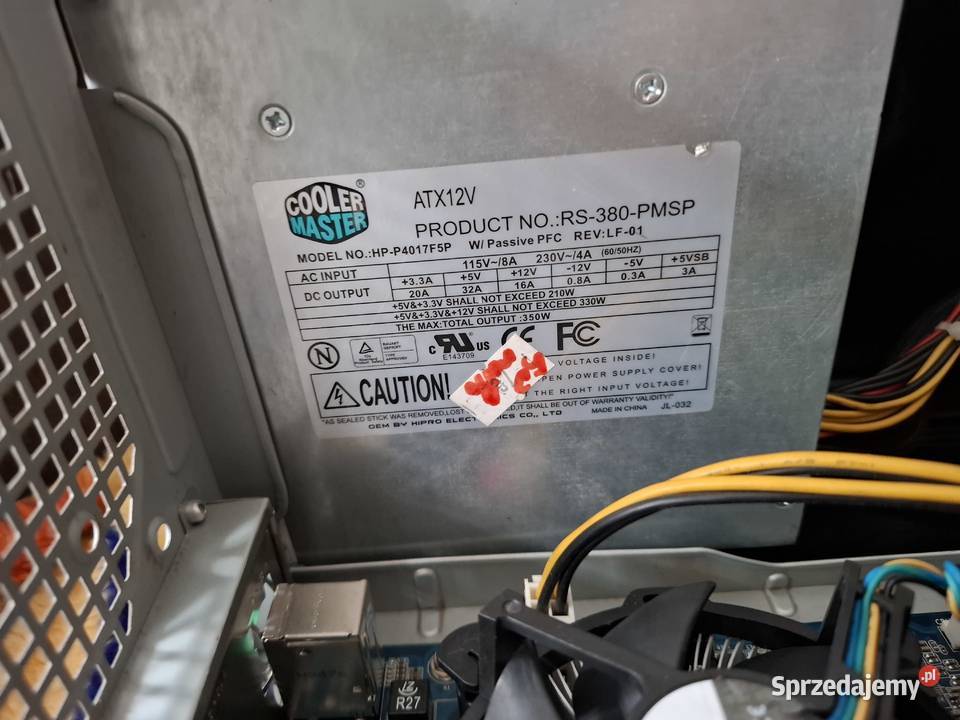 Komputer stacjonarny Intel 2x26GHz 4GB RAM 120GB Chojnów sprzedam