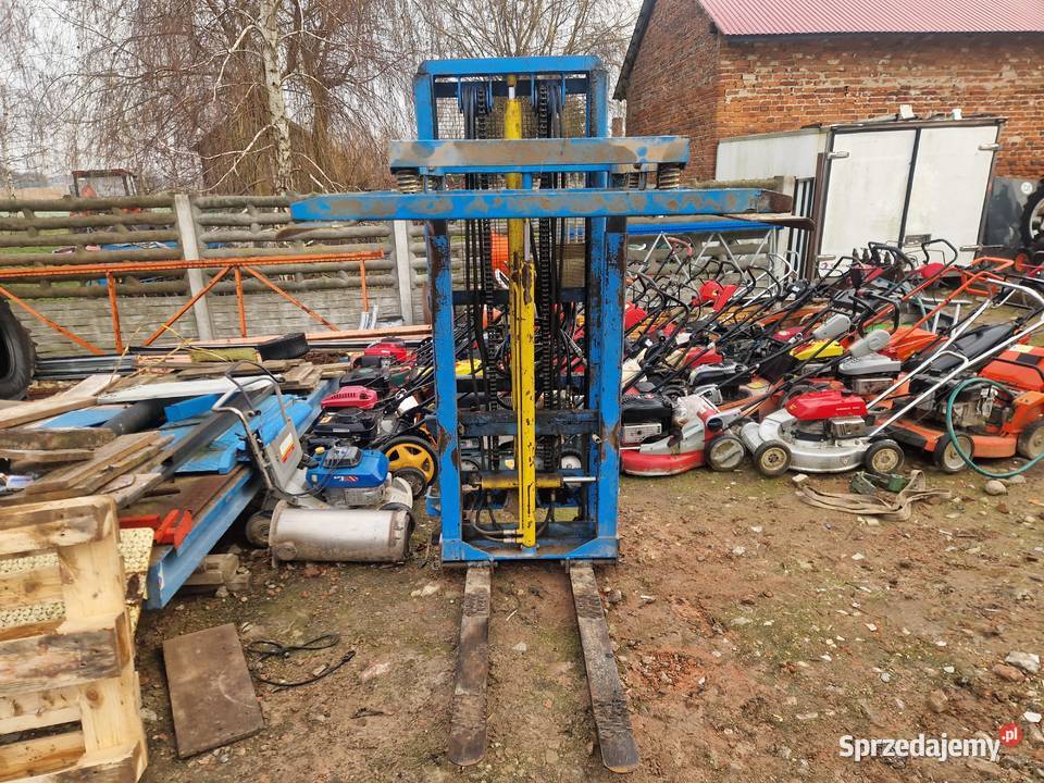 maszt sadowniczy do ciagnik widły nieuszkodzony Pozostałe Zelów