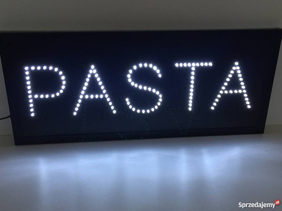 PASTA Reklama LED szyld 70x30 zewnętrzna NOWA mazowieckie Pomiechówek sprzedam