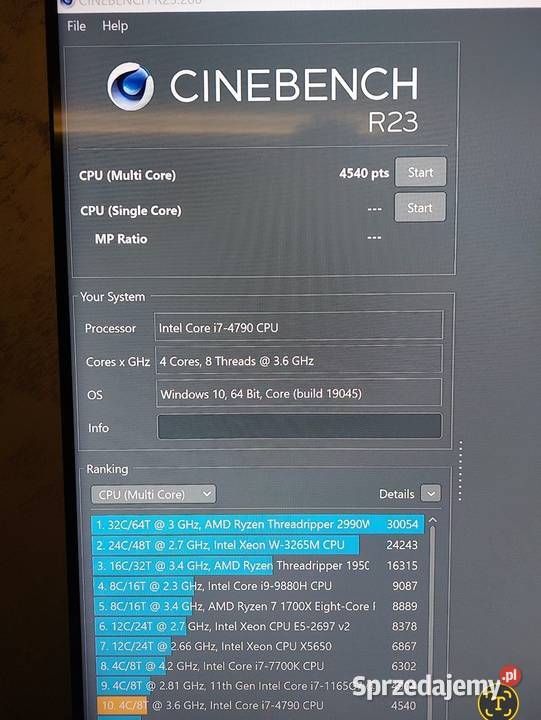 Komputer gamingowy PC do gier Intel i7 RX 580 Klasy Core i7