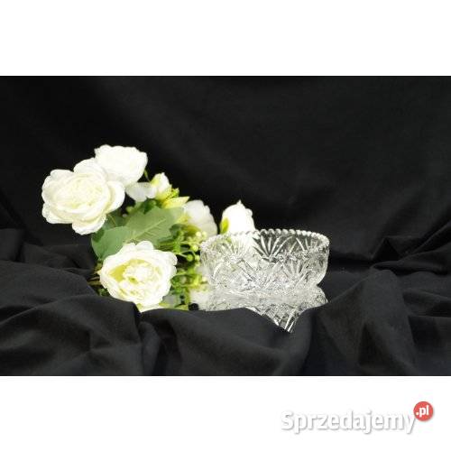 Kryształowa miseczka ręcznie szlifowany kryształ Porcelana i szkło sprzedam