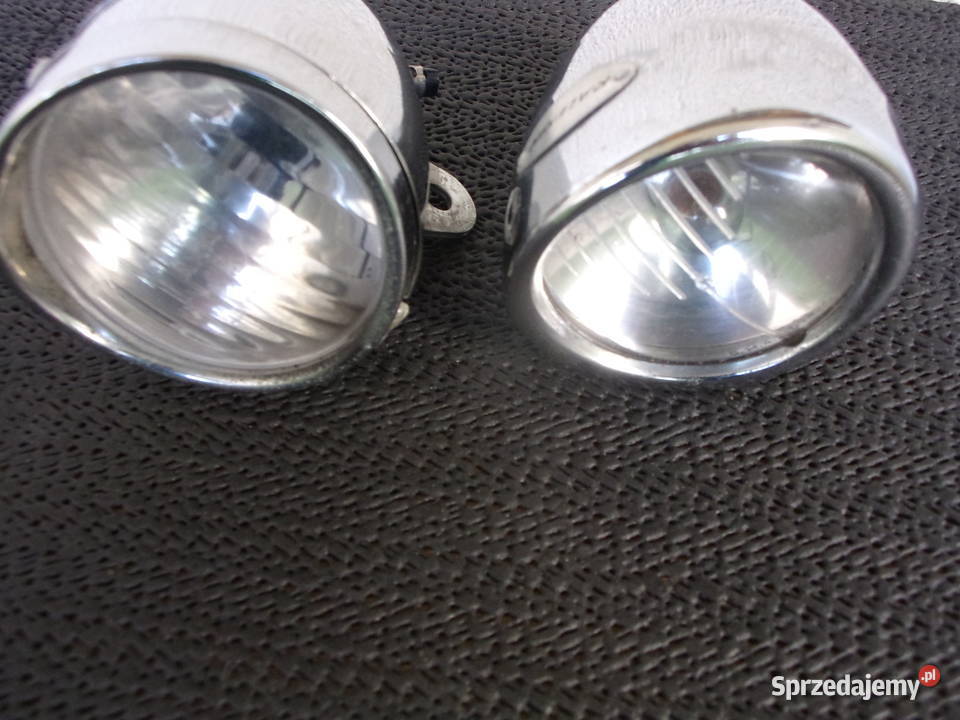 2 x firmowe Lampy przednie na dynamo metalowe Części i akcesoria Sport i Wypoczynek Warszawa