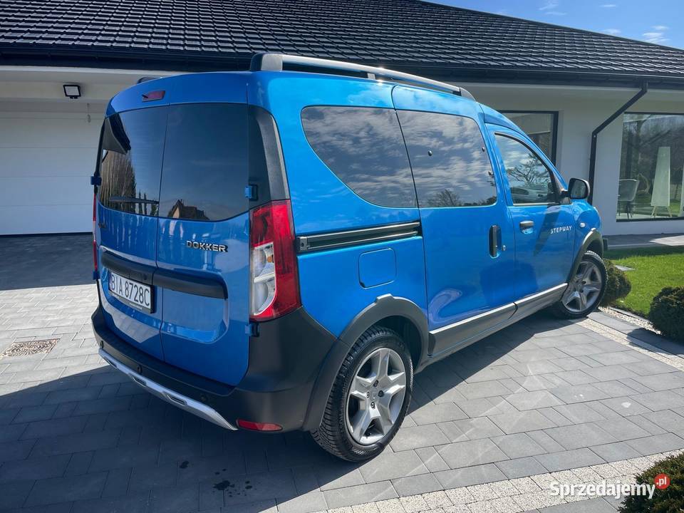 Dacia Dokker Benzyna Manual Stepway Faktura VAT Rok produkcji 2020 Białystok sprzedam