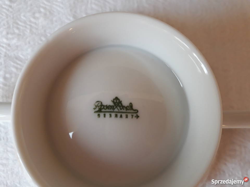 Biała delikatna bulionówka Rosenthal na ślub Gdańsk