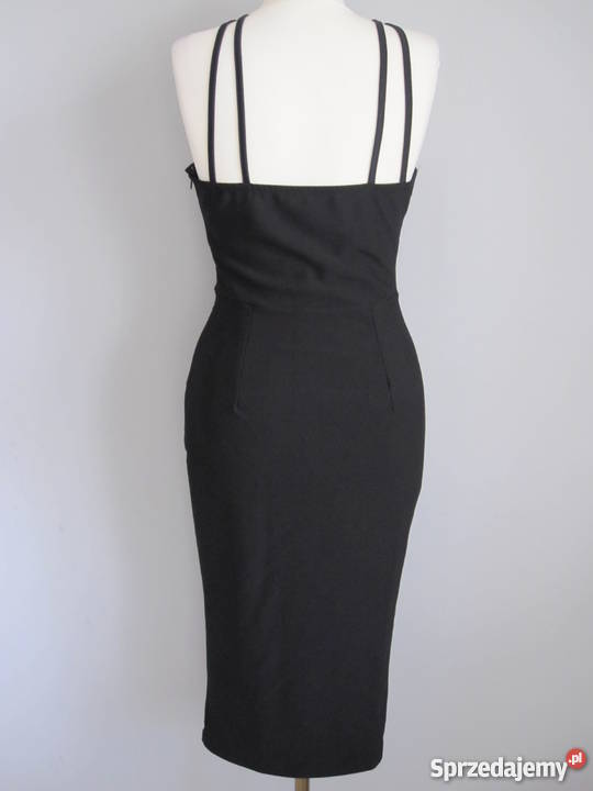 Seksowna czarna sukienka wieczorowa S Spódnice i sukienki Odzież damska Warszawa