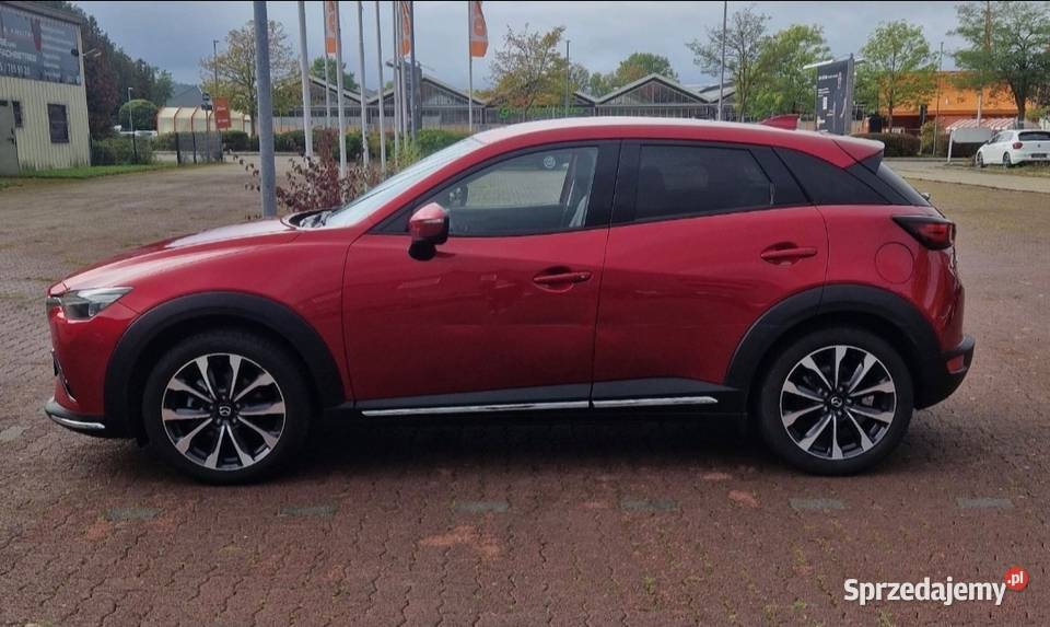 Mazda CX3 20 AWD 150 Aut Najbogatsza wersja skórzana tapicerka opolskie Strzelce Opolskie