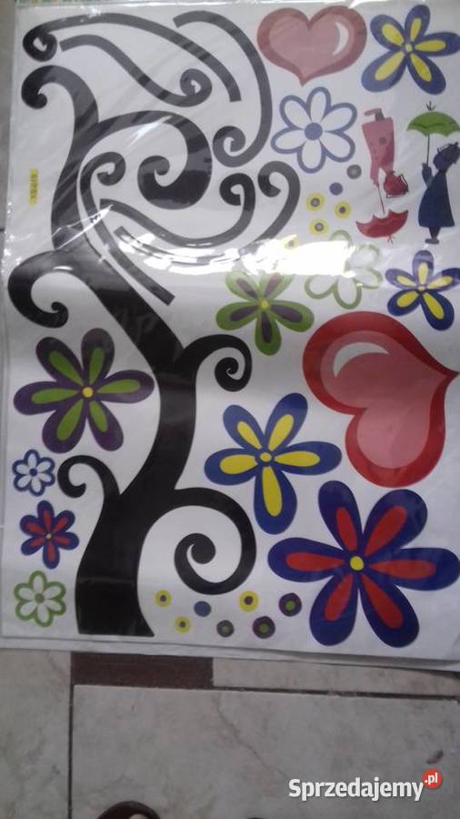 duża naklejka 50 x 70 na ścianę do pokoju Dla Dziecka Warszawa