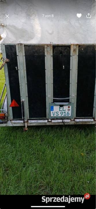 Przyczepa do przewozu zwierząt DMC 2000 Skarżysko-Kamienna sprzedam