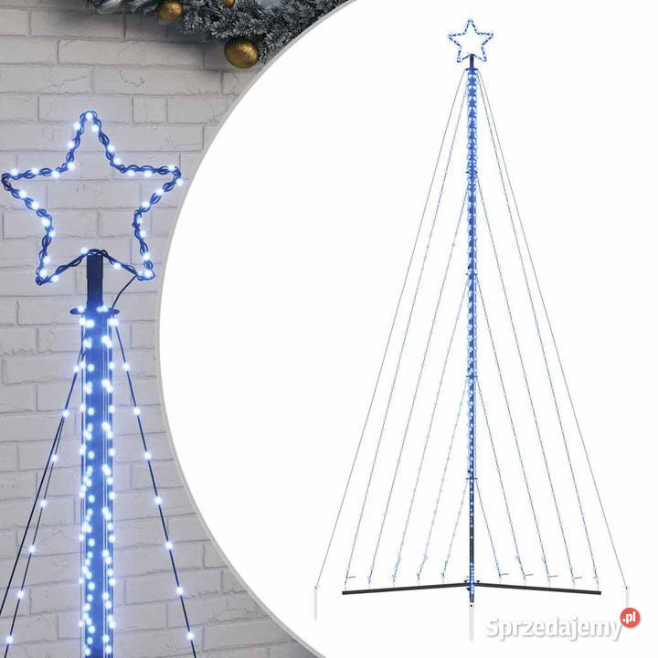 Lampki choinkowe 570 niebieskich LED 399 mazowieckie Warszawa sprzedam