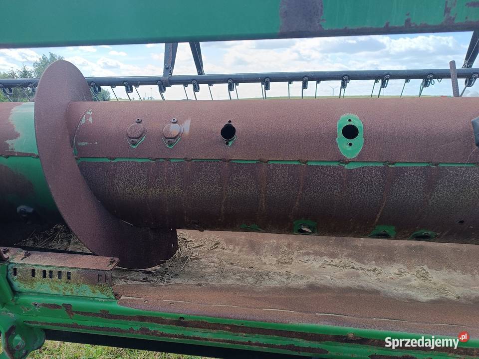 Heder John Deere 622R z wózkiem John Deere pomorskie Gręblin