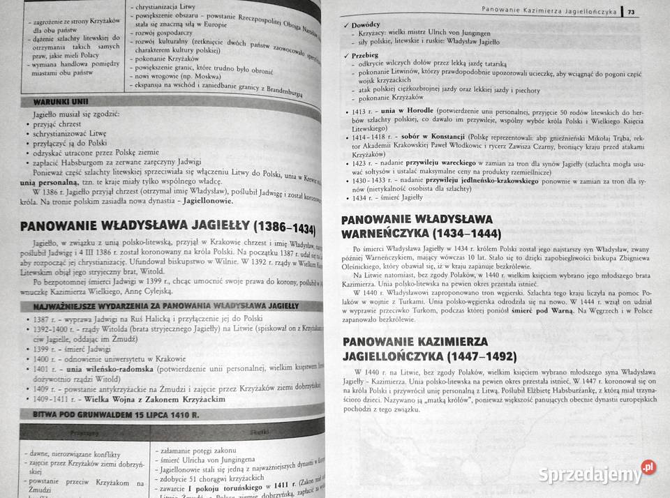 Repetytorium gimnazjalisty Historia Agnieszka lubelskie Chełm sprzedam