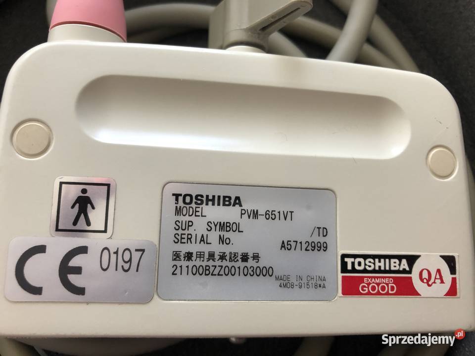 Toshiba PVM651vt Głowica sonda endowaginalna lubelskie Puławy