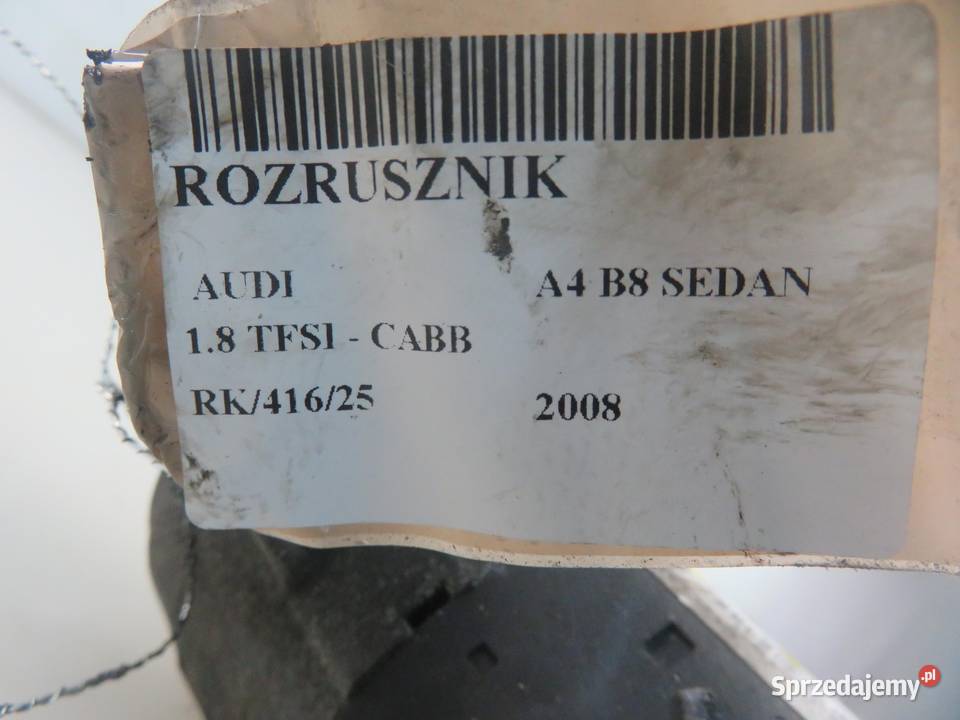 ROZRUSZNIK AUDI A4 B8 SEDAN 18 TFSI CABB S3019