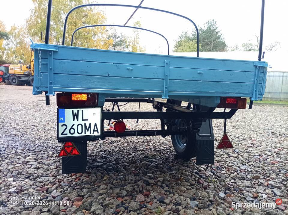 Przyczepka D17 burtowe mazowieckie Legionowo