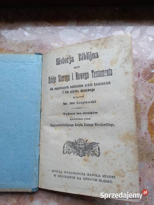 Historia Biblijna Dzieje Starego i Nowego Rybnik