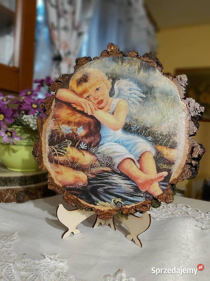 Anioły na drewnie podkarpackie Dobrzechów