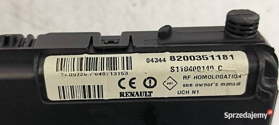 MODUŁ RENAULT MEGANE SCENIC II 8200351181 osobowe
