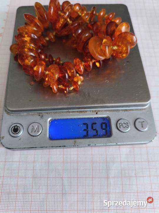 Naszyjnik Bursztyn Baltycki vintage Białystok sprzedam