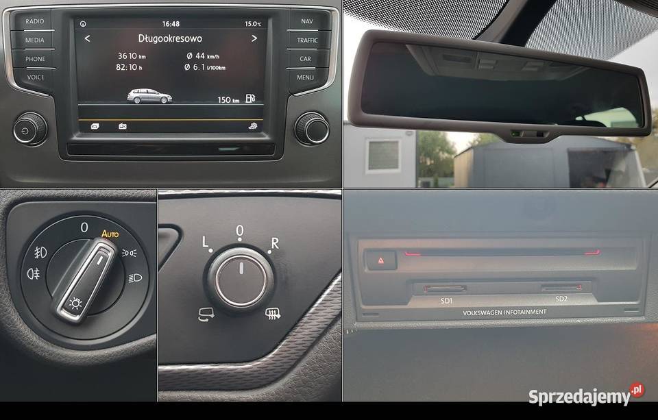 Volkswagen Golf VII 20 TDI 150 LOUNGE SerwisASO reflektory ksenonowe Rydułtowy