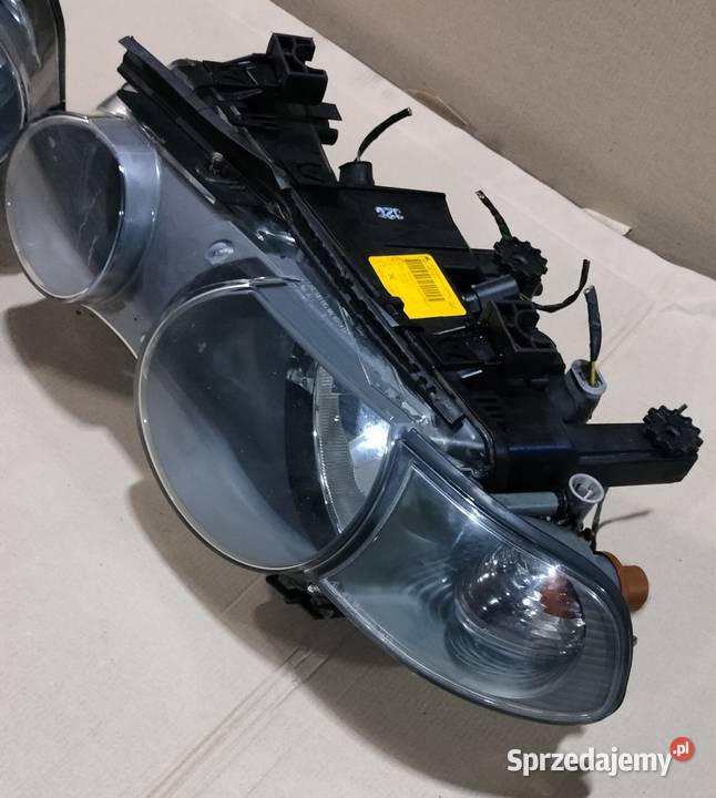 BMW E46 Compact lampy przednie komplet Środa Wielkopolska sprzedam