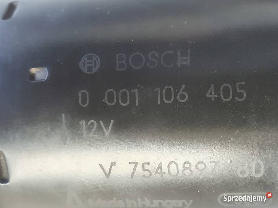 ROZRUSZNIK Peugeot 207 16 VTI ROZRUSZNIK bosch osobowe lubelskie Chełm