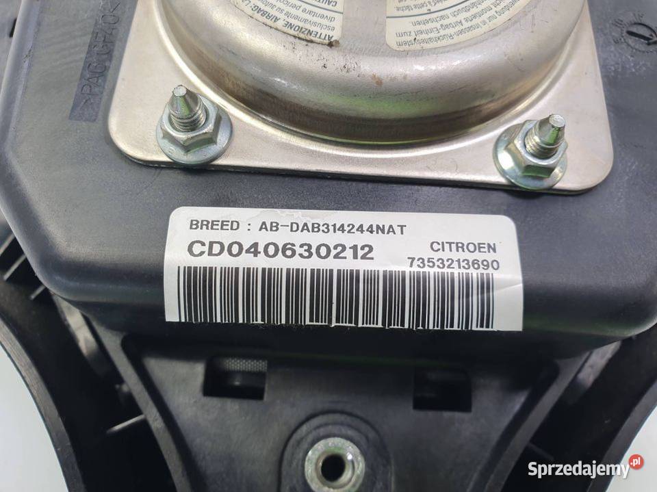 PODUSZKA AIRBAG CITROEN JUMPER 7353213690 osobowe kujawsko-pomorskie Lipno