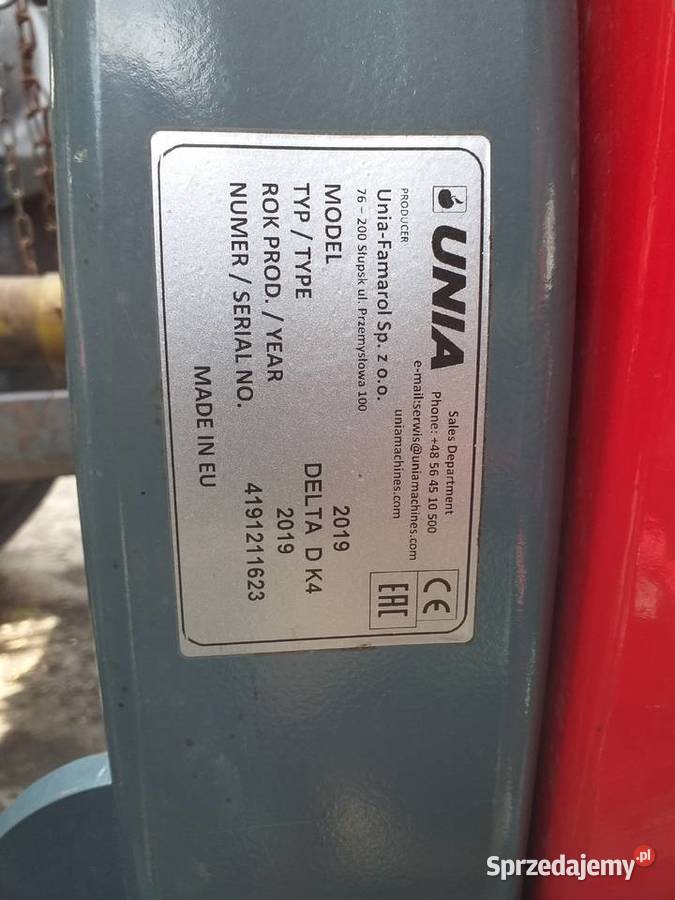 Siewnik do kukurydzy talerzowy Unia Delta D K4 nieuszkodzony Siewniki i sadzarki Turek