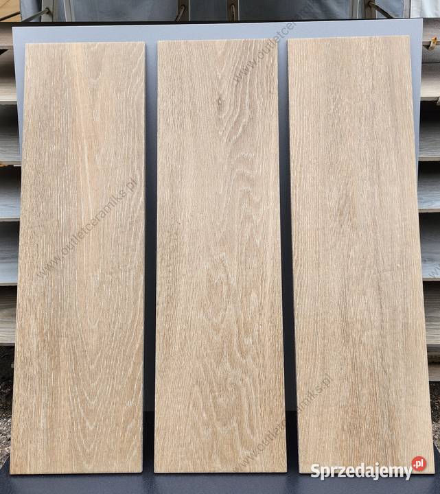 Płytki drewnopodobne beżowe jodełka 60x17 gat1