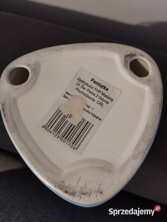 Ceramiczna popielniczka z ładnym motywem morskim Pszczyna