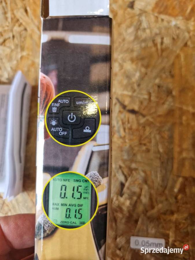 Miernik grubości lakieru LCD tester powłoki wielkopolskie