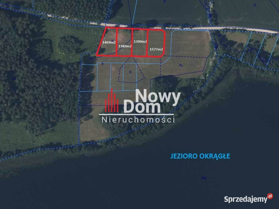 Sprzedaż gruntu 1577m2 Sterławki Małe