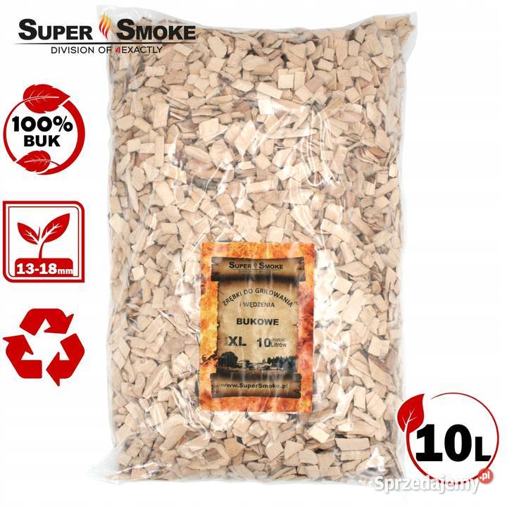 Zrębki Wędzarnicze Super Smoke BUK KL13 1218mm Dom i Ogród Białystok