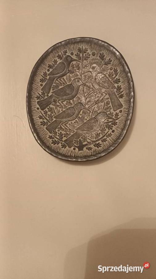 Stefan Kniatautorska patera ceramiczna wielkopolskie Poznań