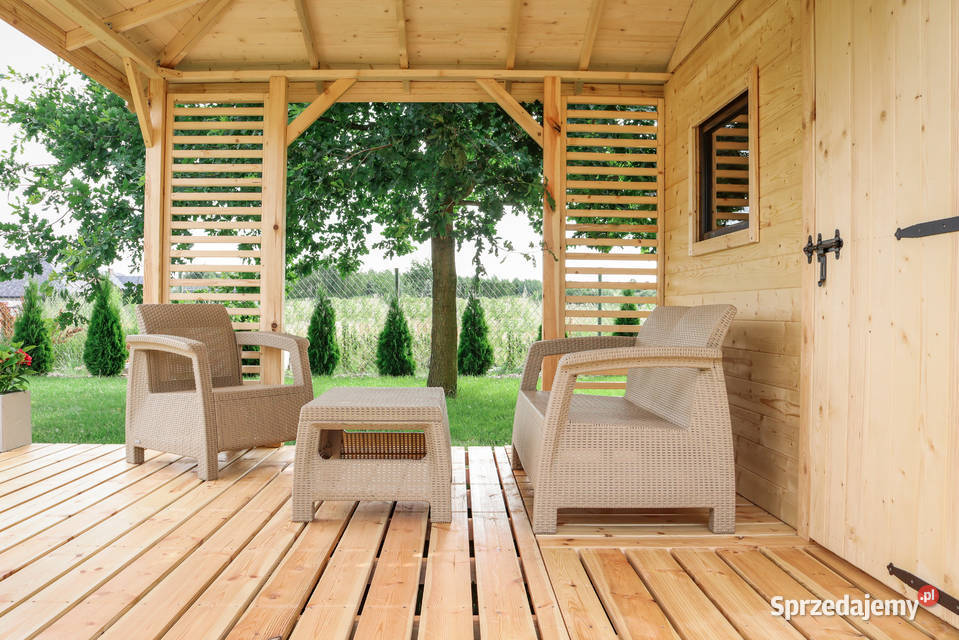 Domek narzędziowy Drewutnia Altana 3x6 San Marco Architektura ogrodowa Sieradz