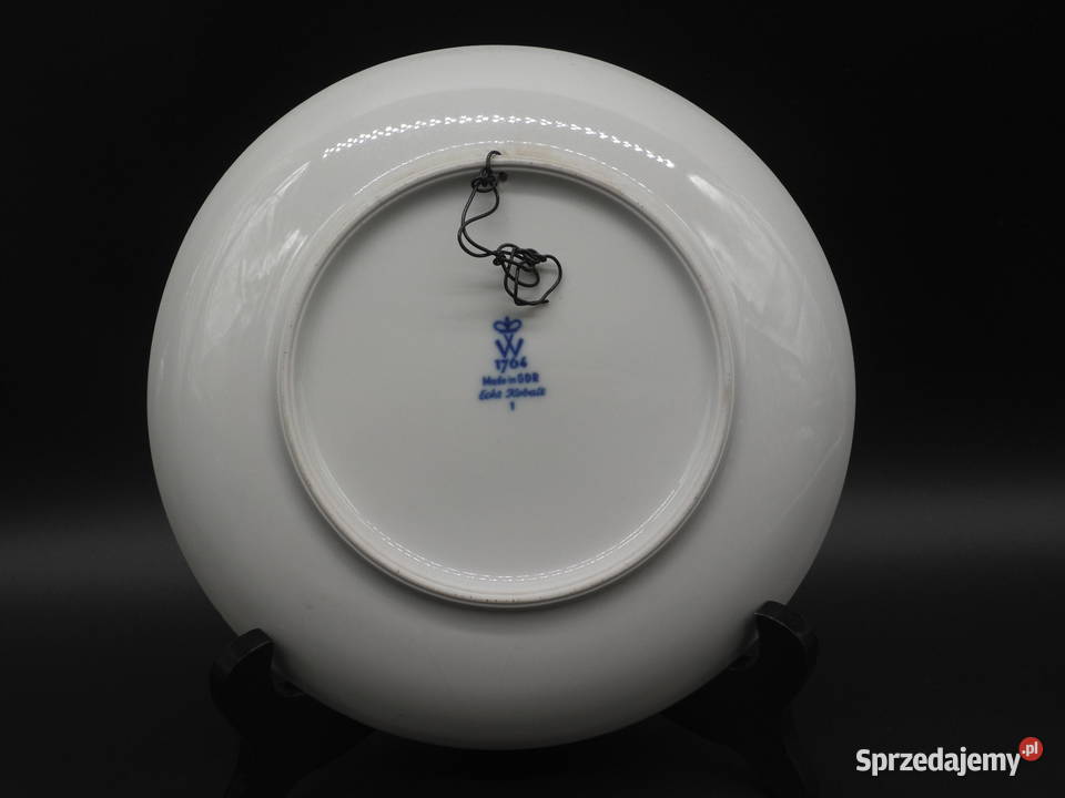 Dekoracyjny talerz Wallendorf z motywem wielkopolskie Raszków