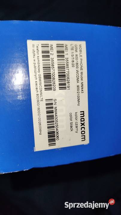 sprzedam telefon komórkowy maxcom sprawną lettko Sosnowiec
