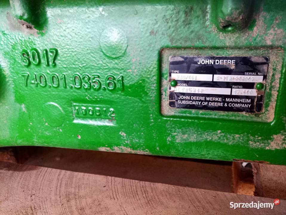 John Deere przedni most AL205817 Al209984 Dziecinne sprzedam