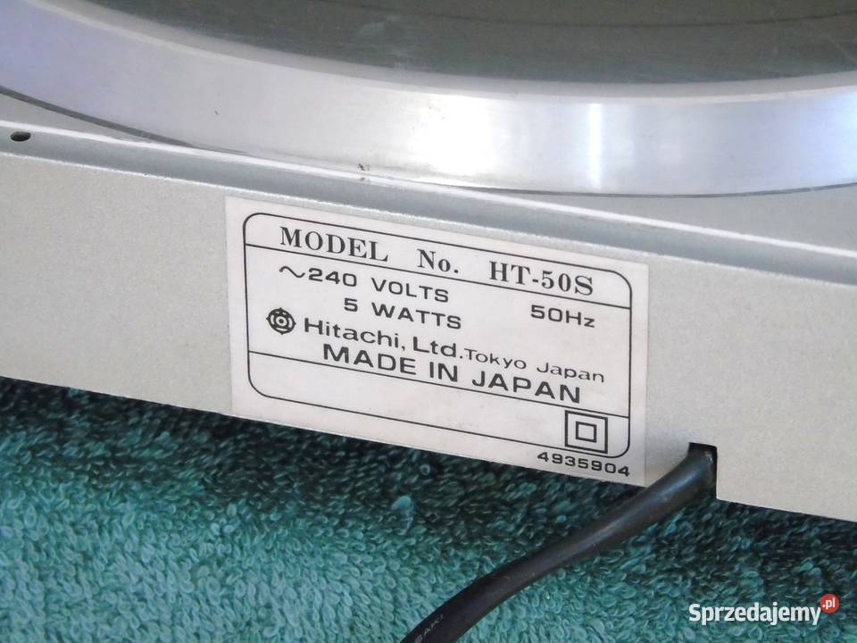 Gramofon Hitachi HT50S Direct Drive półautomat Jasło