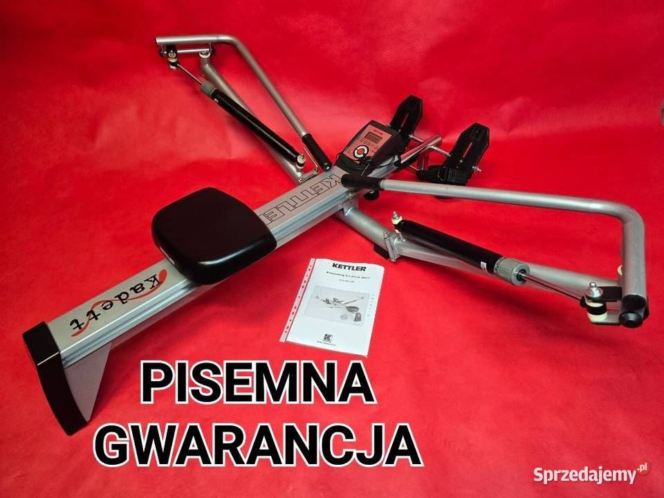 MOCNY WIOŚLARZ KETTLER KADETT 12 STOPNI Sprzęt do ćwiczeń Ostrzeszów sprzedam