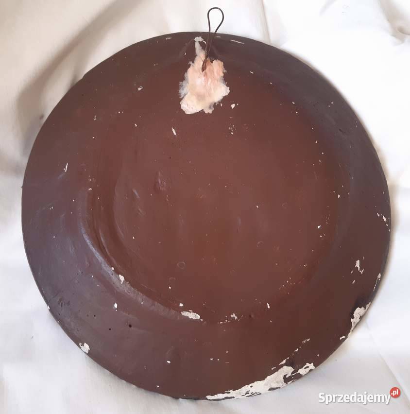 Talerz z Widokiem Miasta Zabytek Porcelana i szkło Kraków