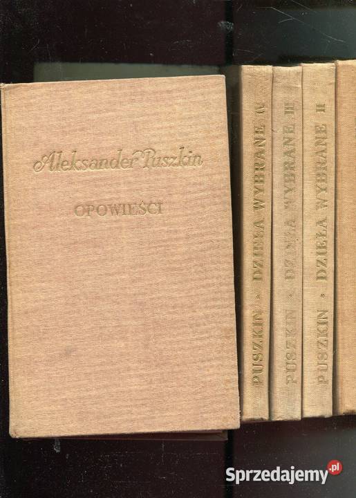 Dzieła wybrane T16 w 5 vol Puszkin Szczecin sprzedam