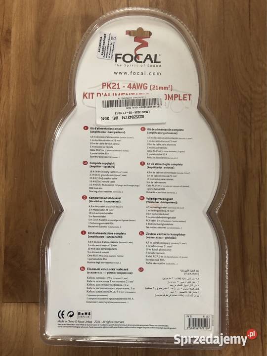 Zestaw instalacyjny Focal PK 21 do instalacji