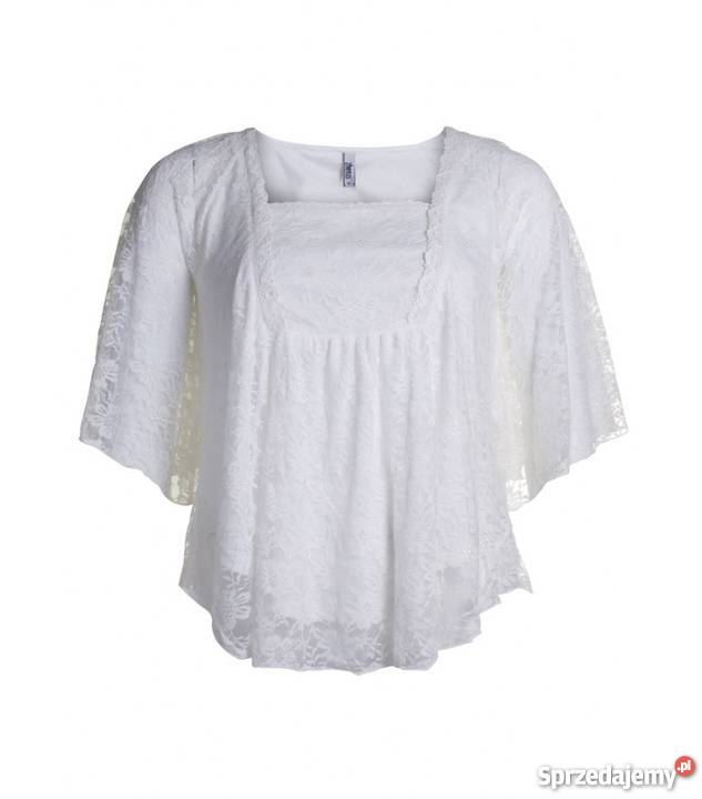 Tunika Zhenzi BIAŁA XL 5456 plus size krótki Zamość