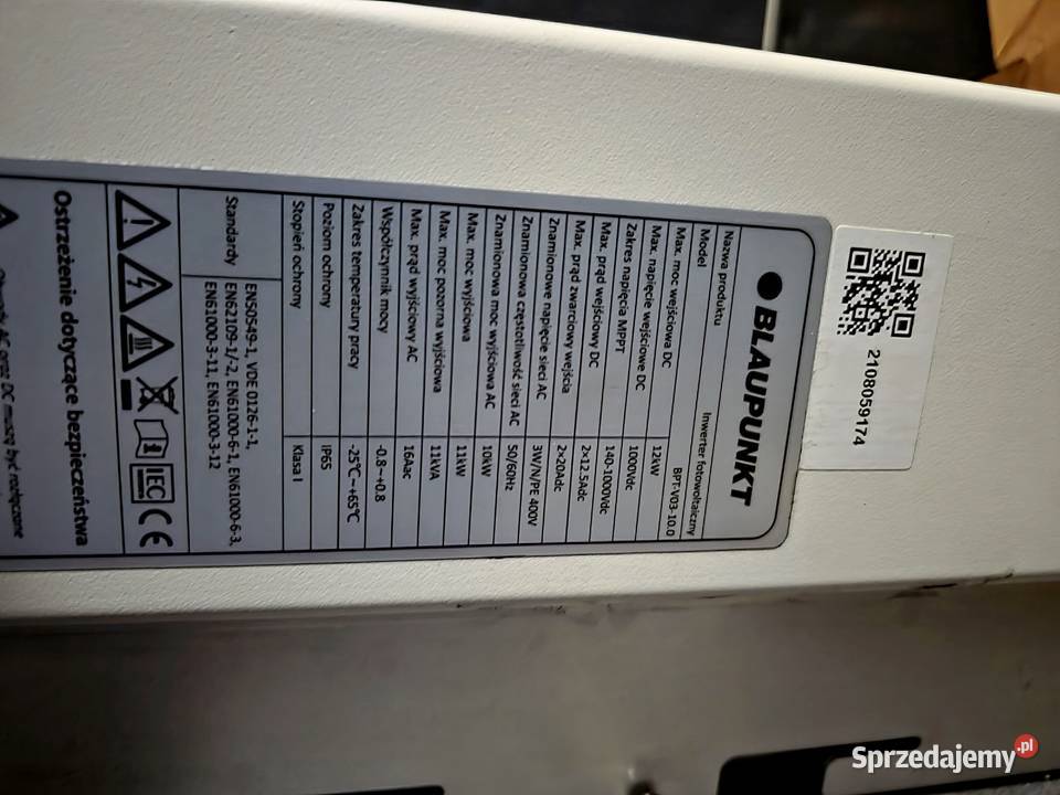 Falownik Blaupunkt 10 Kw Dygowo